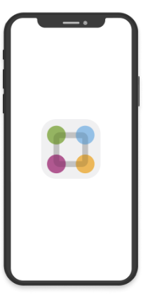 Phone displaying ParentSquare icon